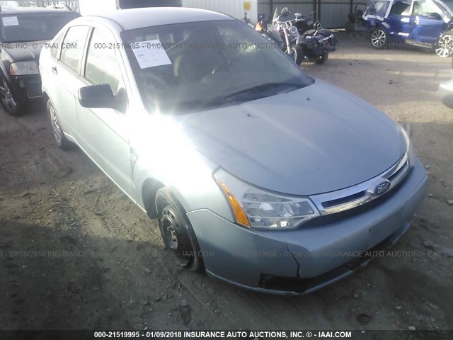 1FAHP35N48W142712 - 2008 FORD FOCUS SE/SEL/SES Light Blue photo 1