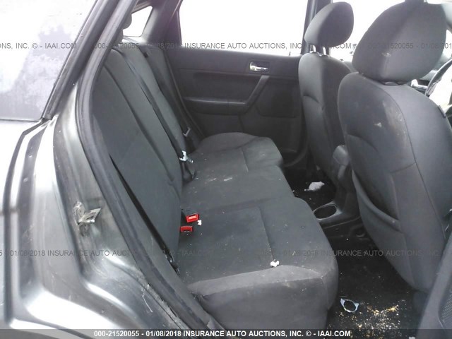 1FAHP3GN1AW236842 - 2010 FORD FOCUS SES GRAY photo 8