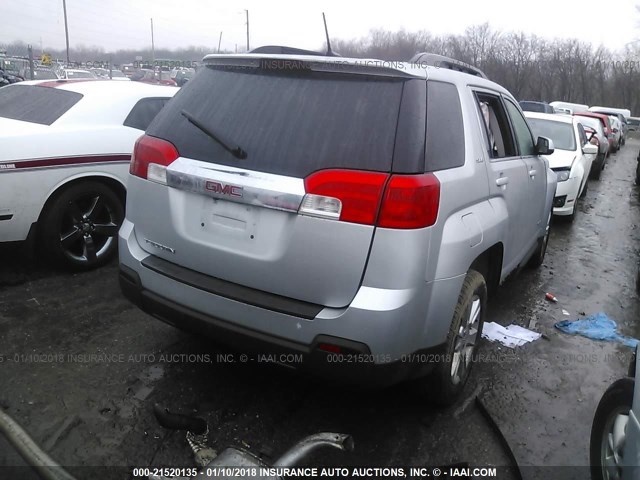 2GKALSEK4D6432562 - 2013 GMC TERRAIN SLE SILVER photo 4