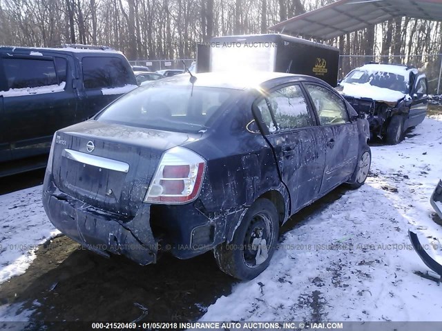 3N1AB6APXAL637823 - 2010 NISSAN SENTRA 2.0/2.0S/SR/2.0SL BLUE photo 4