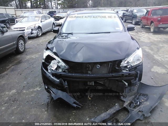 3N1AB7AP4FY382019 - 2015 NISSAN SENTRA S/SV/SR/SL BLACK photo 6