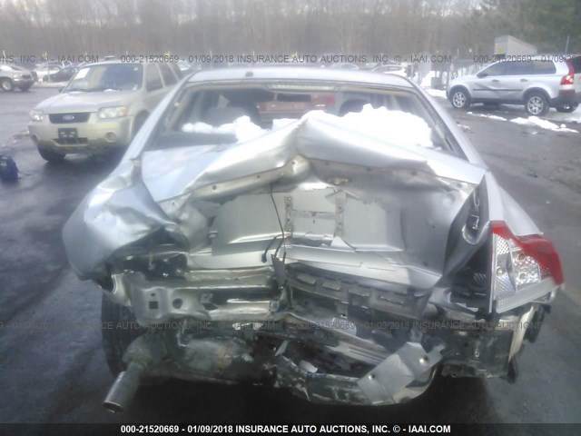 YV1RS547352425109 - 2005 VOLVO S60 T5 SILVER photo 6