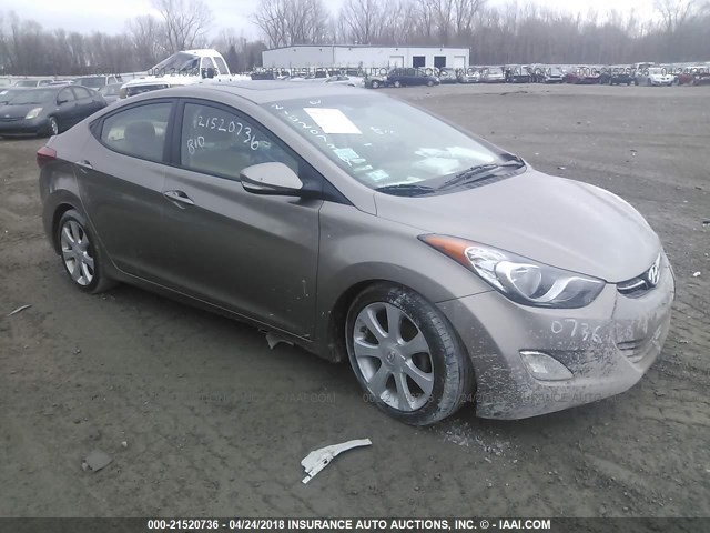 5NPDH4AE0DH286176 - 2013 HYUNDAI ELANTRA GLS/LIMITED BROWN photo 1