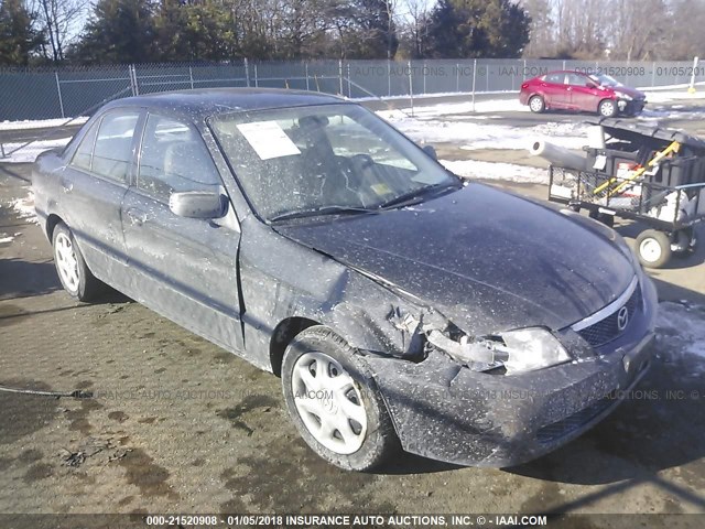 JM1BJ225210427725 - 2001 MAZDA PROTEGE LX/ES შავი ფოტო 1