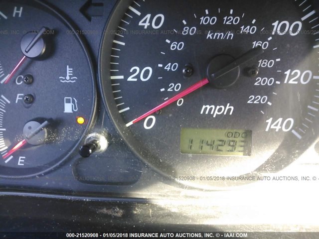 JM1BJ225210427725 - 2001 MAZDA PROTEGE LX/ES შავი ფოტო 7