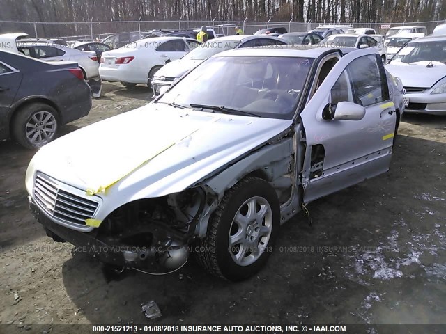 WDBNG70J02A278086 - 2002 MERCEDES-BENZ S 430 SILVER photo 6