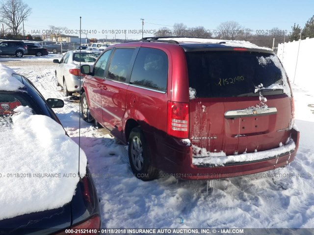 2A4RR8D10AR387312 - 2010 CHRYSLER TOWN & COUNTRY TOURING PLUS RED photo 3