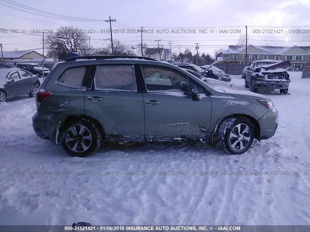 JF2SJABC1HH440732 - 2017 SUBARU FORESTER 2.5I GREEN photo 6