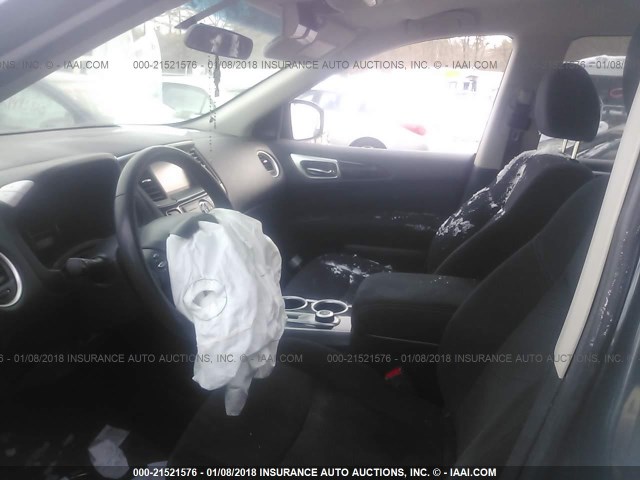 5N1AR2MM4EC712161 - 2014 NISSAN PATHFINDER S/SV/SL/PLATINUM GRAY photo 5