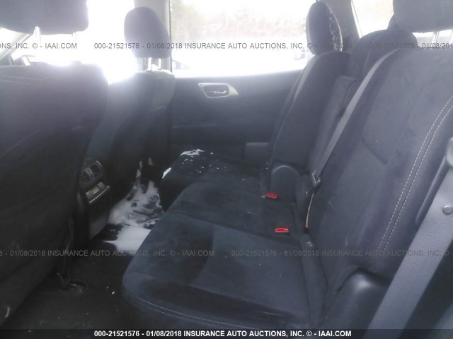 5N1AR2MM4EC712161 - 2014 NISSAN PATHFINDER S/SV/SL/PLATINUM GRAY photo 8