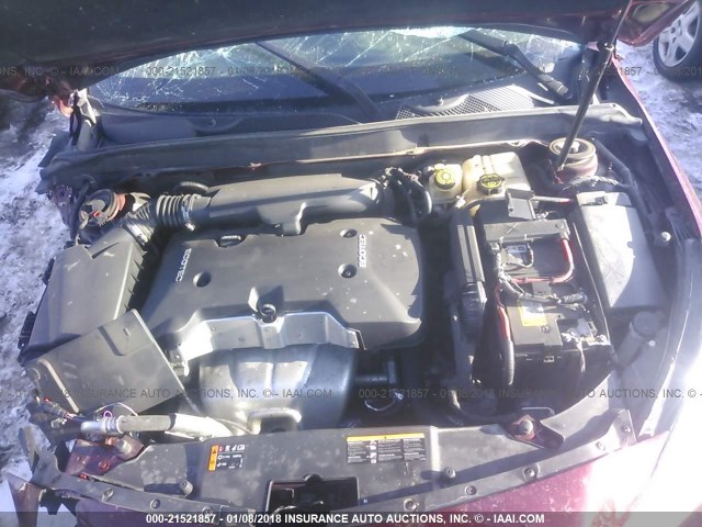 1G11F5SL5FF126067 - 2015 CHEVROLET MALIBU LTZ 栗色 照片 10