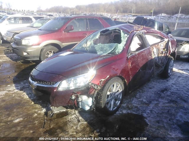 1G11F5SL5FF126067 - 2015 CHEVROLET MALIBU LTZ 栗色 照片 2