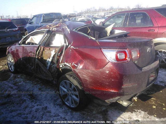 1G11F5SL5FF126067 - 2015 CHEVROLET MALIBU LTZ 栗色 照片 3