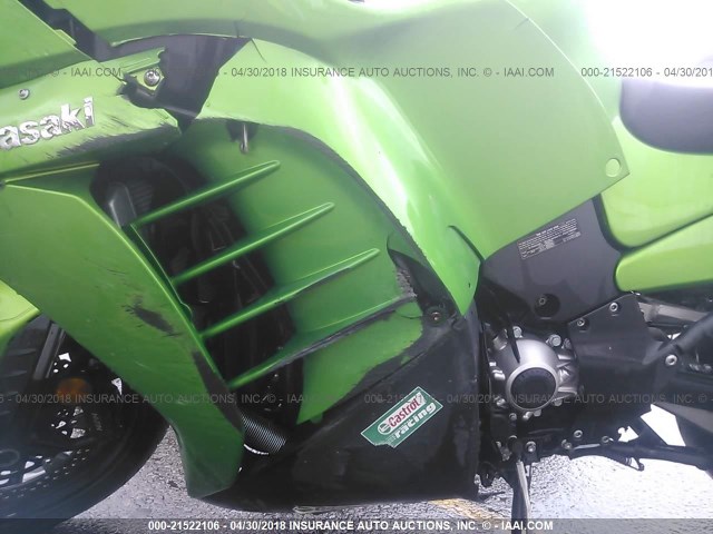 JKBZGNE13FA001377 - 2015 KAWASAKI ZG1400 E GREEN photo 9