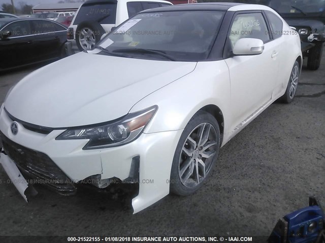 JTKJF5C79FJ003743 - 2015 TOYOTA SCION TC 白色 照片 2