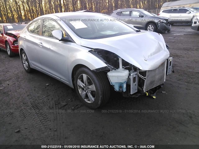 5NPDH4AE2DH414157 - 2013 HYUNDAI ELANTRA GLS/LIMITED SILVER photo 1