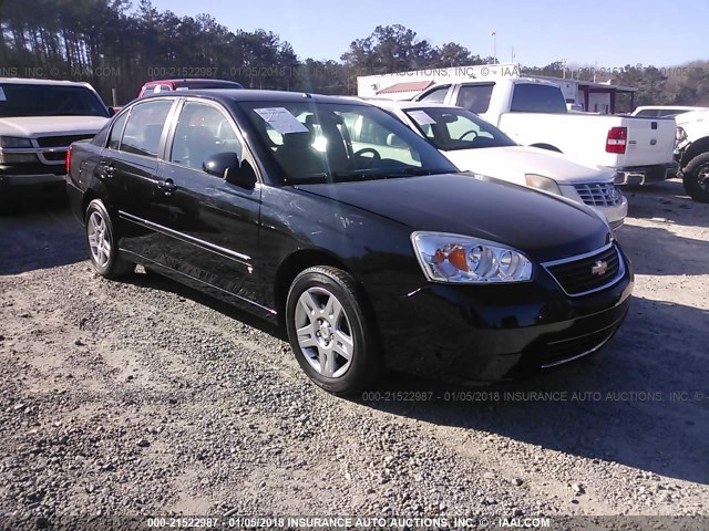 1G1ZT53846F194043 - 2006 CHEVROLET MALIBU LT BLACK photo 1