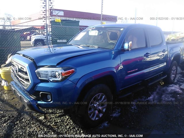 5TFCZ5AN9HX073221 - 2017 TOYOTA TACOMA DBL CAB/SR/TRDSPT/OR/PRO მუქი ლურჯი ფოტო 6