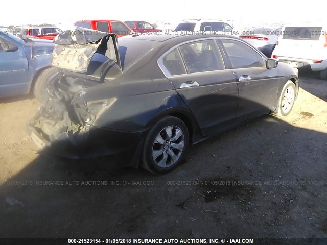 5KBCP3F83AB007021 - 2010 HONDA ACCORD EXL BLACK photo 4