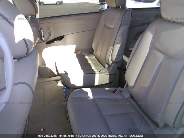 JN8AE2KP6C9042656 - 2012 NISSAN QUEST S/SV/SL/LE WHITE photo 8