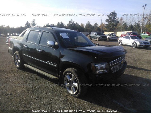 3GNMCGE08CG103281 - 2012 CHEVROLET AVALANCHE LTZ BLACK photo 1