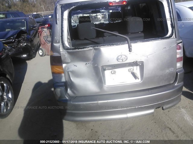 JTLKT324X50211932 - 2005 TOYOTA SCION XB ნაცრისფერი ფოტო 6