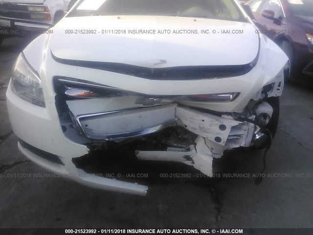 1G1ZA5E19BF289312 - 2011 CHEVROLET MALIBU LS თეთრი ფოტო 6