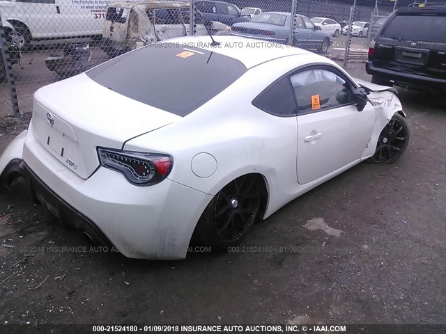 JF1ZNAA1XD1718120 - 2013 TOYOTA SCION FR-S WHITE photo 4