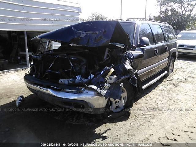 3GNEC16Z53G232464 - 2003 CHEVROLET SUBURBAN C1500 BLACK photo 2