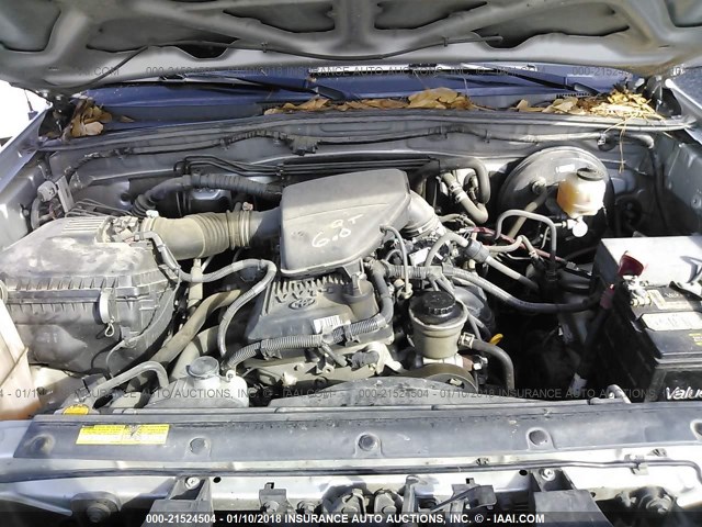 5TFJX4GN0BX006013 - 2011 TOYOTA TACOMA DOUBLE CAB 银色 照片 10