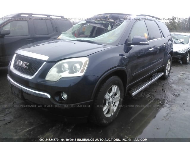 1GKEV33DX9J214349 - 2009 GMC ACADIA SLT-2 Dark Blue photo 2