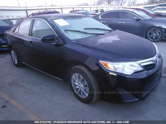 4T1BF1FK7EU399684 - 2014 TOYOTA CAMRY L/SE/LE/XLE 黑色 照片 1