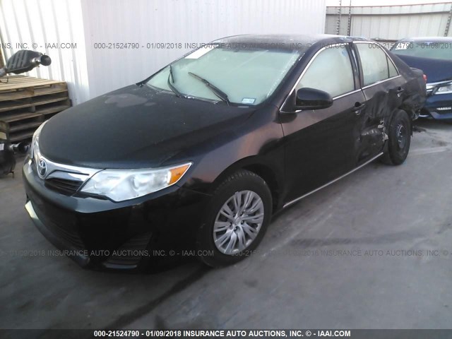4T1BF1FK7EU399684 - 2014 TOYOTA CAMRY L/SE/LE/XLE 黑色 照片 2