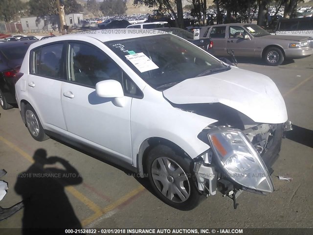 3N1BC1CP8CK211249 - 2012 NISSAN VERSA S/SL WHITE photo 1