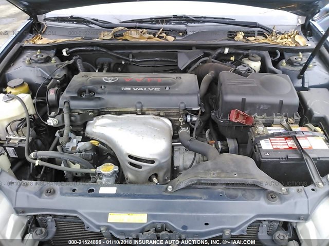 4T1BE32K44U904972 - 2004 TOYOTA CAMRY LE/XLE/SE BLUE photo 10