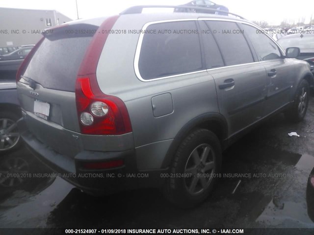 YV4CZ592161307486 - 2006 VOLVO XC90 GREEN photo 4