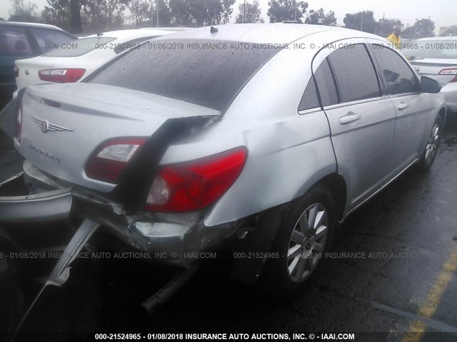 1C3LC46R97N673873 - 2007 CHRYSLER SEBRING SILVER photo 4