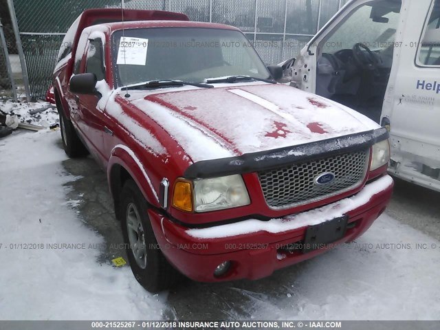 1FTZR45E42PA23428 - 2002 FORD RANGER SUPER CAB RED photo 1