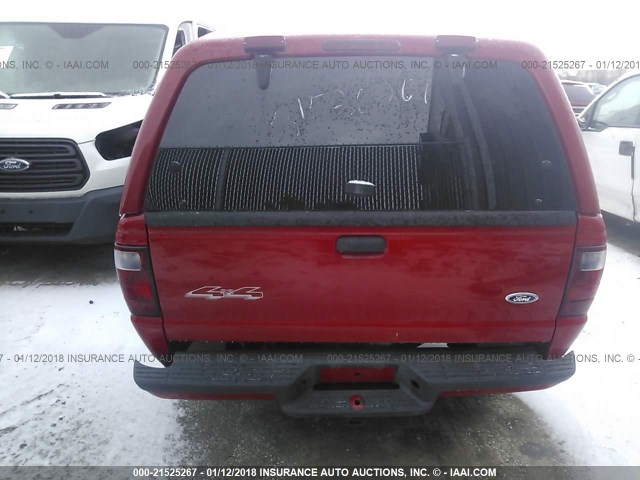 1FTZR45E42PA23428 - 2002 FORD RANGER SUPER CAB RED photo 6