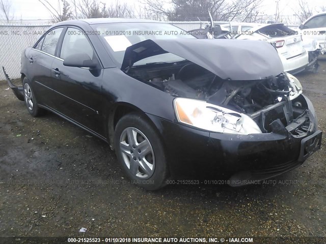 1G2ZF58B674192735 - 2007 PONTIAC G6 VALUE LEADER/BASE BLACK photo 1