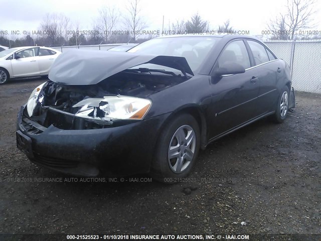 1G2ZF58B674192735 - 2007 PONTIAC G6 VALUE LEADER/BASE BLACK photo 2