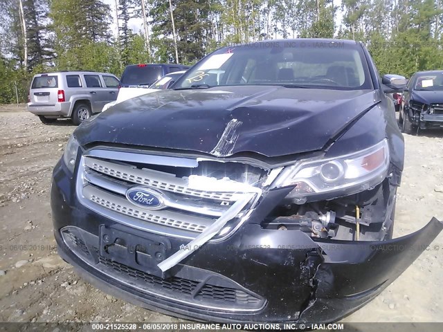 1FAHP2JW9AG156761 - 2010 FORD TAURUS LIMITED BLACK photo 6