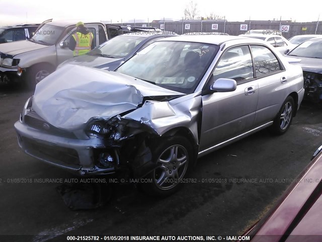 JF1GD67542H516055 - 2002 SUBARU IMPREZA RS SILVER photo 2