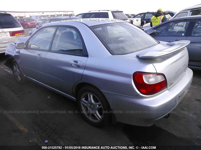 JF1GD67542H516055 - 2002 SUBARU IMPREZA RS SILVER photo 3