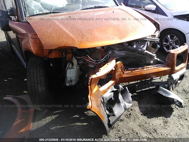 5J6YH18786L003829 - 2006 HONDA ELEMENT EX ORANGE photo 6