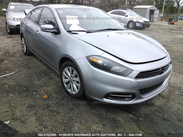 1C3CDFBB9ED883605 - 2014 DODGE DART SXT GRAY photo 1