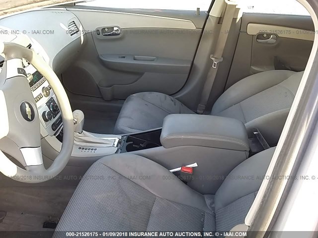 1G1ZA5E03AF181029 - 2010 CHEVROLET MALIBU LS ვერცხლისფერი ფოტო 8