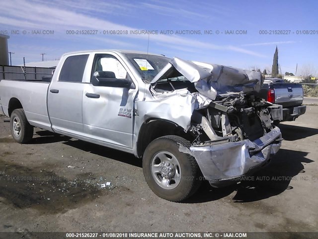 3C6UR5HL1DG594142 - 2013 RAM 2500 ST SILVER photo 1