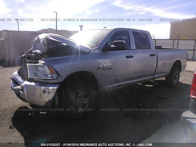 3C6UR5HL1DG594142 - 2013 RAM 2500 ST SILVER photo 2