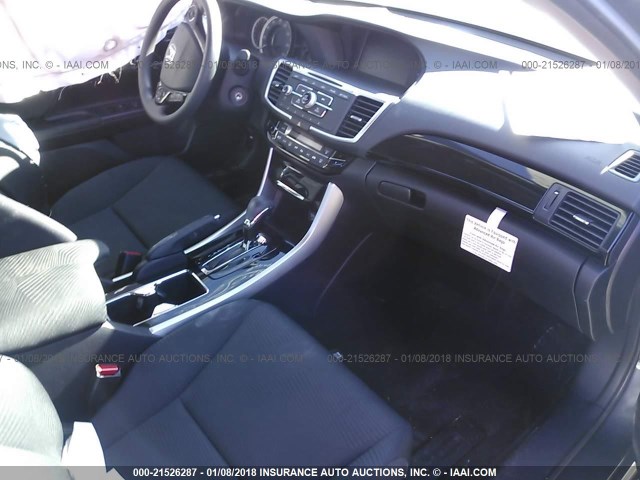 1HGCR2F30HA228443 - 2017 HONDA ACCORD LX GRAY photo 5